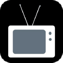 aris icon tv logo in black