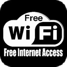 aris icon wifi free wi fi in black